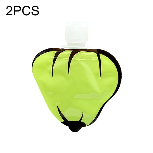 2 PCS Portable Silicone Lotion Bottle Hand Sanitizer Bottle Travel Soft Pack Shampoo Shower Gel Bottle