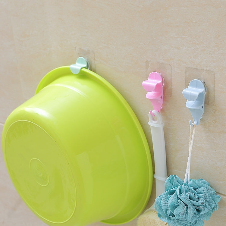 2 PCS Powerful Suction Cup Type Washbasin Hook Kitchen Bathroom Toilet No Trace Hook Wash Face Basin Clip