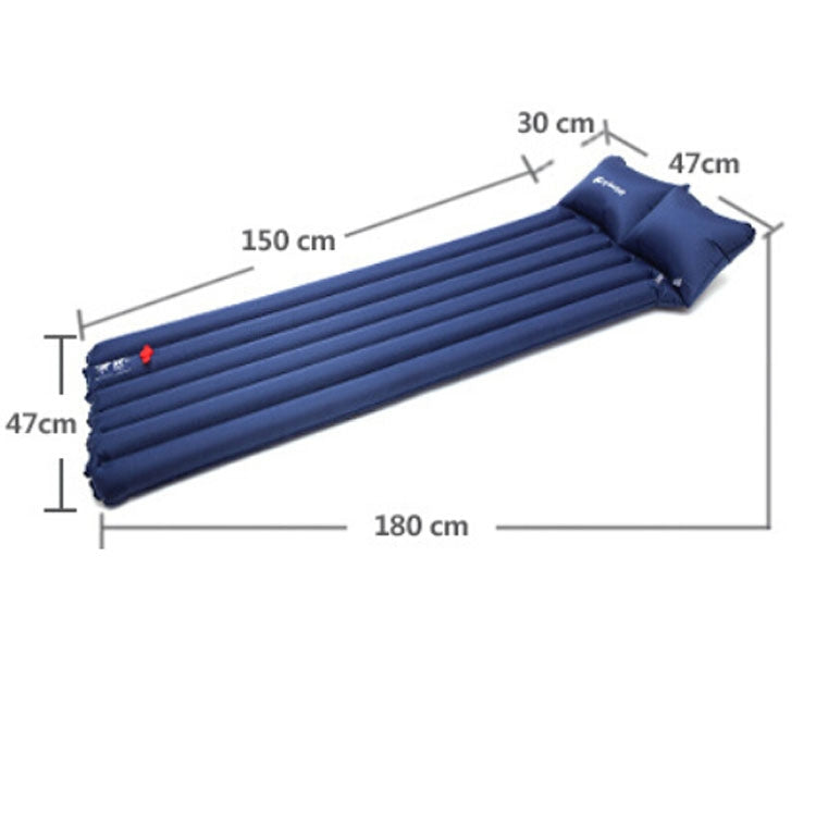 Thicken Outdoor Tourism Camping Automatic Inflatable Cushion Moisture Proof Pad Nap Mat(Red)