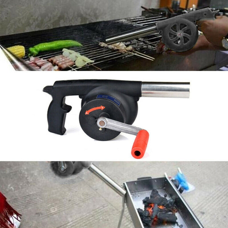 Household Barbecue Picnic Tool Manual Fan Air Blower Portable Lightweight Grill Campfire Durable Outdoor Cooking Camping BBQ Air Blower