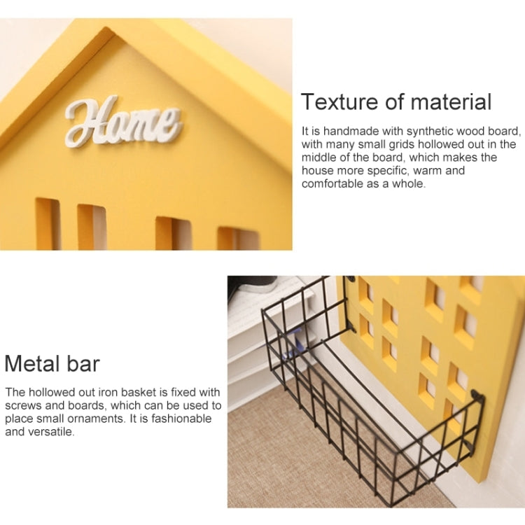 Solid Wood Wall Hanging Flower Wall Decorative Wall Hanging Without Nails