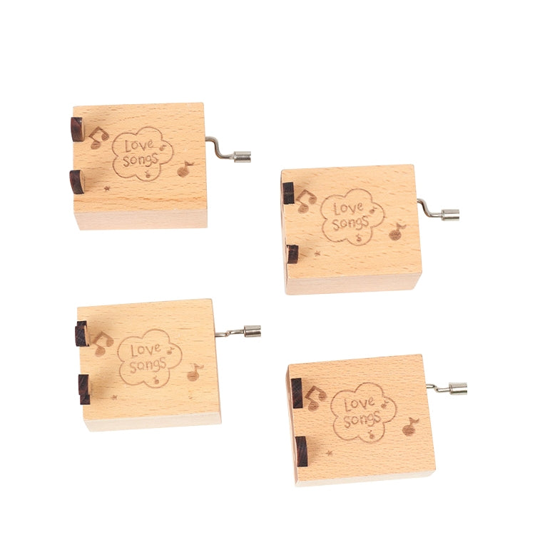 Wooden Creative Hand Shake Music Box Music Children Birthday Gift Student Gift