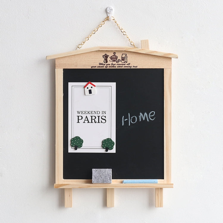 Wooden Magnetic Bracket Type Children Writing Small Blackboard Message Board
