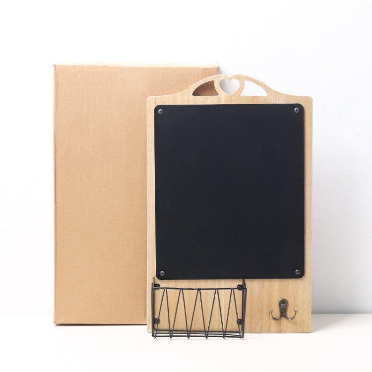 Wooden Blackboard Hanging Message Board