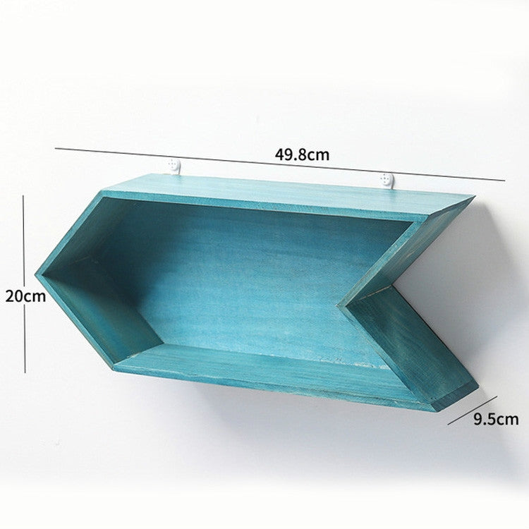 Simple Retro Old Wooden Arrow Shaped Home Living Room Bar Wall Decoration, Size:Large