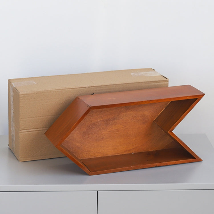 Simple Retro Old Wooden Arrow Shaped Home Living Room Bar Wall Decoration, Size:Large