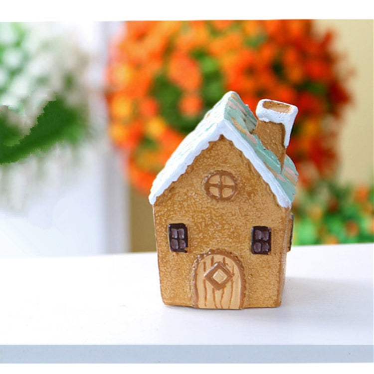 Mini Micro Landscape Small House Resin Ornaments Creative Home Decorations