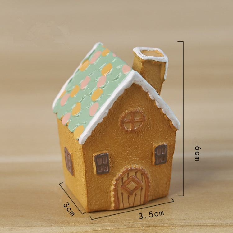 Mini Micro Landscape Small House Resin Ornaments Creative Home Decorations