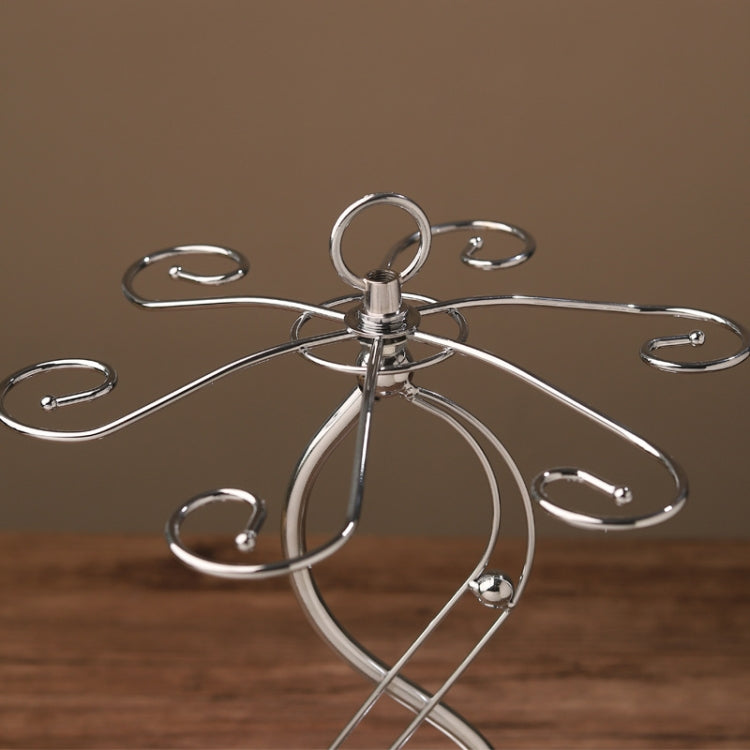 Circle Shaped Iron Inverted Wine Glass Holder Creative Home Living Room Bar Wine Holder