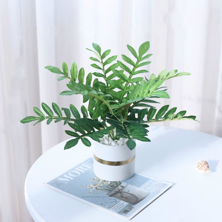 Ceramic Basin Simulation Green Plant Potted Decoration