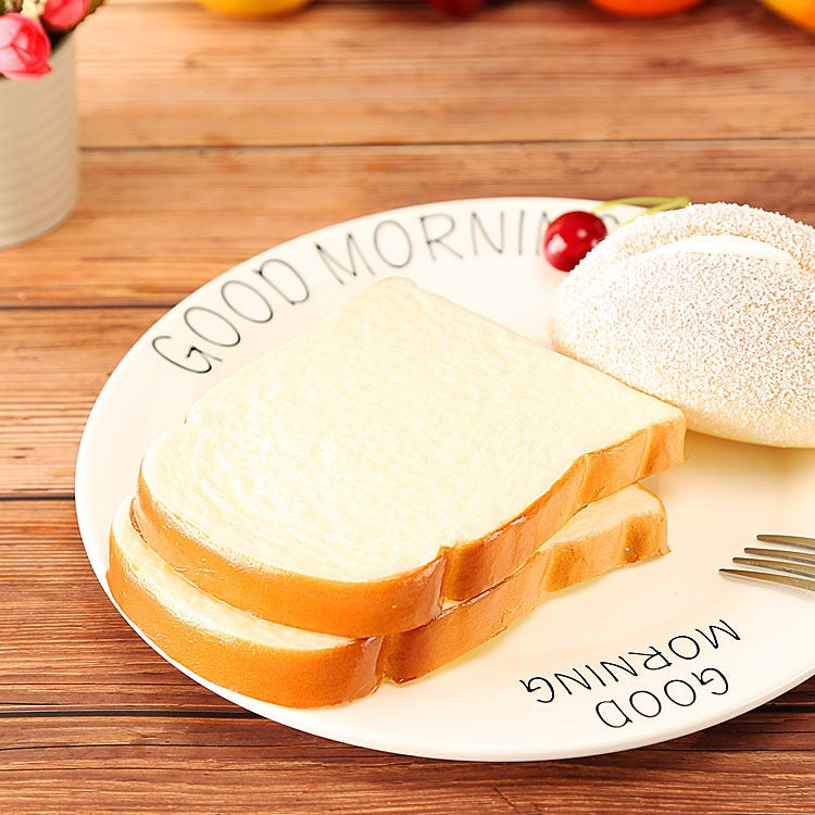 PU Simulation Bread Slice Model Photography Props Home Decoration Window Display