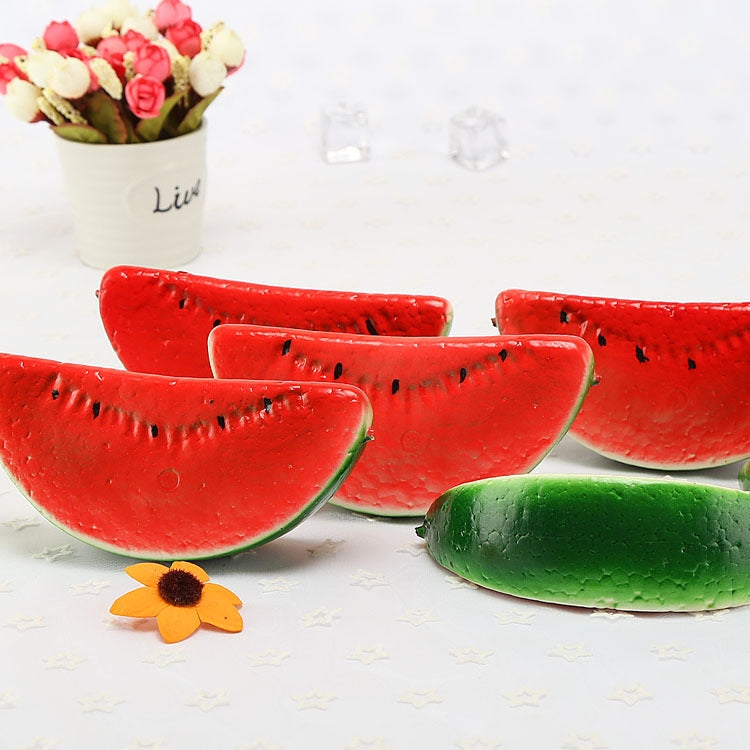 Simulation Watermelon Slice Fruit Model Photography Props Home Decoration Window Display