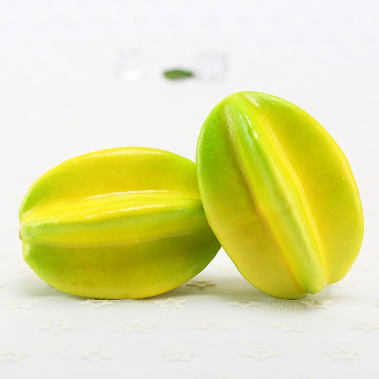 Simulation Carambola Foam Model Photography Props Home Decoration Window Display