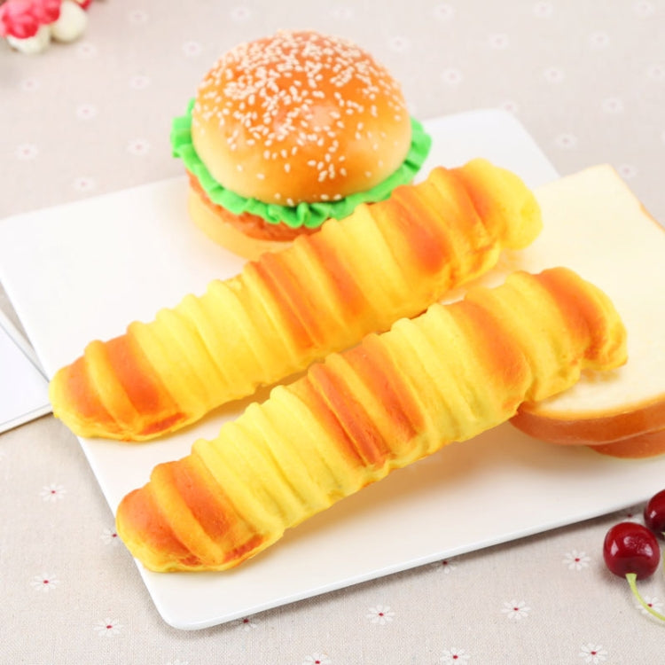 PU Simulation Small Caterpillar Bread Model Photography Props Home Decoration Window Display