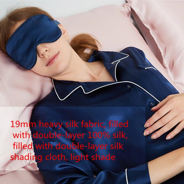 Adjustable Pure Silk Health Sleep Double-Side Shading Eye Mask