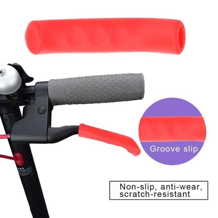 2 PCS For Xiaomi Mijia M365 Electric Scooter Handbrake Non-Slip Silicone Cover