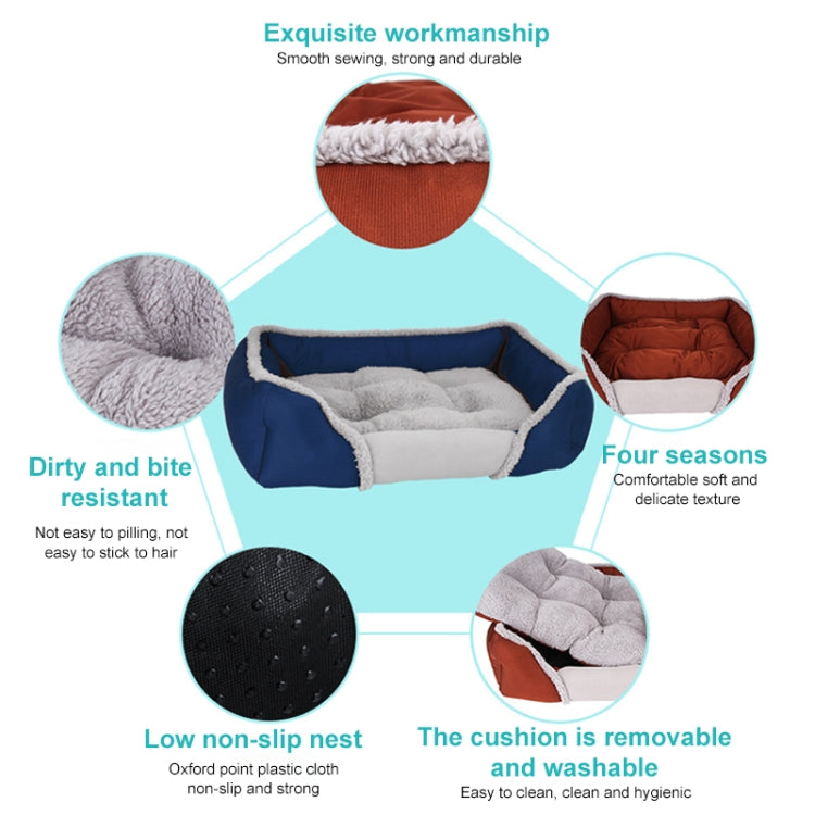 Creative Cat Litter Pad Autumn Winter Warm Dog Bed Pet Breathable Nest, Size:S