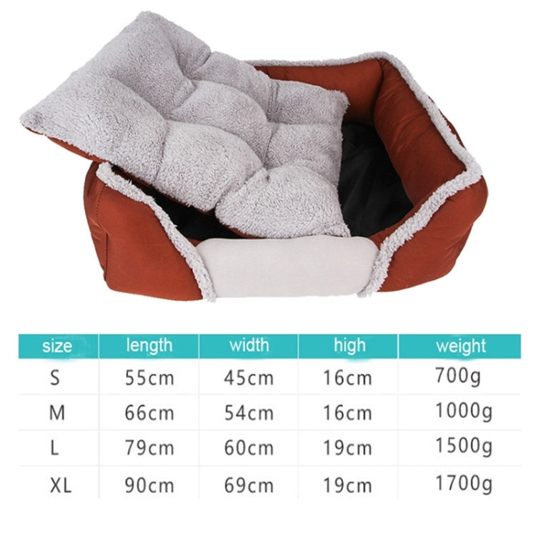 Creative Cat Litter Pad Autumn Winter Warm Dog Bed Pet Breathable Nest, Size:L