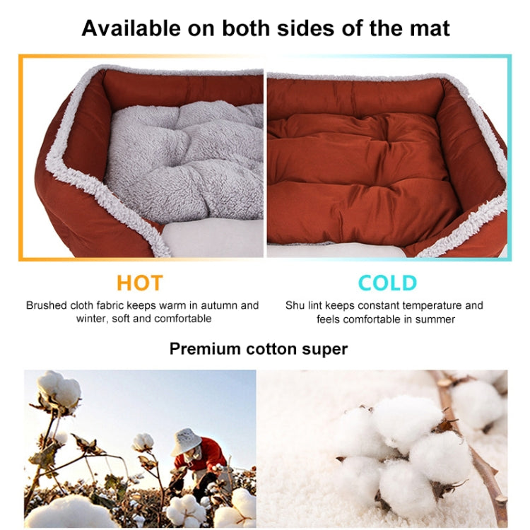 Creative Cat Litter Pad Autumn Winter Warm Dog Bed Pet Breathable Nest, Size:L