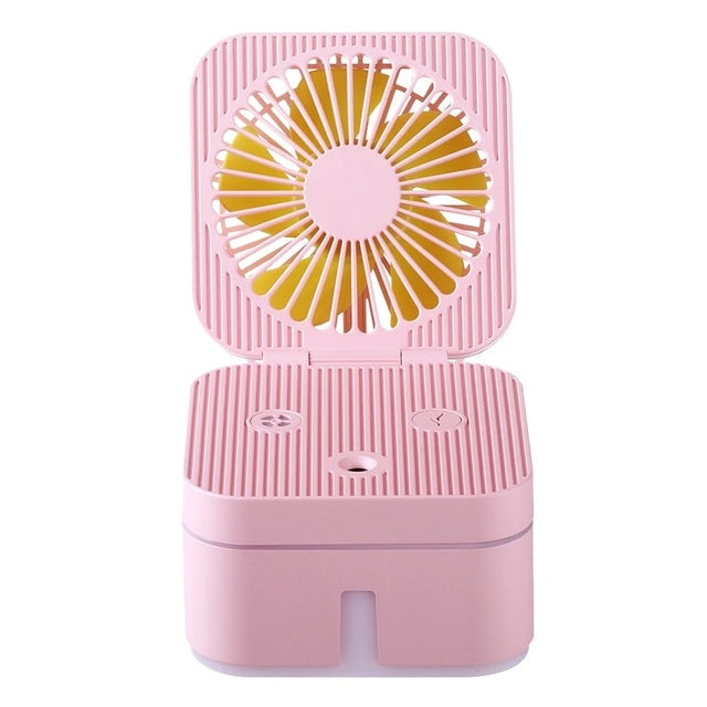 USB Small Fan Magic Cube Humidifier