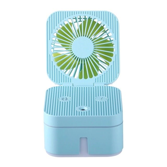 USB Small Fan Magic Cube Humidifier