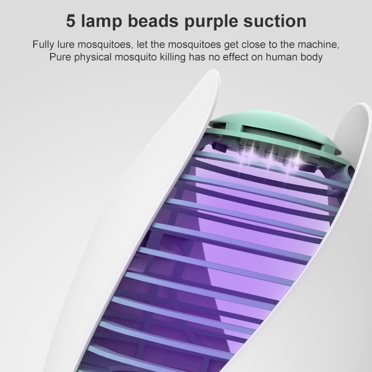 LED Home Photocatalyst Mosquito Killer, Style:USB In-line(Green)