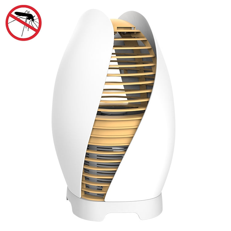 LED Home Photocatalyst Mosquito Killer, Style:USB In-line+Plug(Gold)