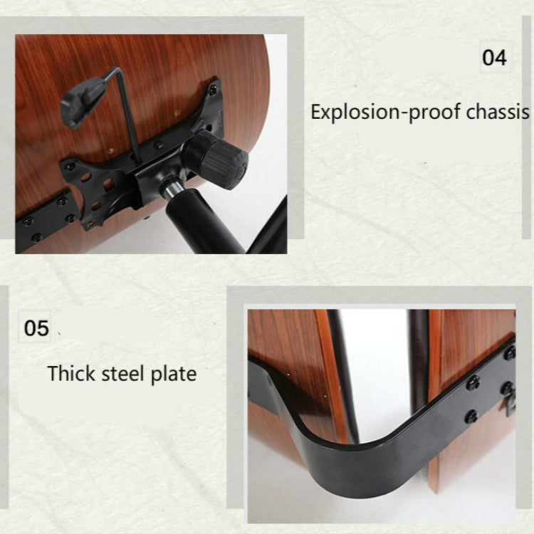 Solid Wood Vintage Chair Household Living Room Chair Bar Chair Lifted and Rotation Simple Swivel Chair Multifunction Chair