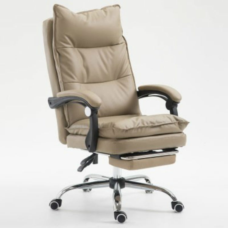 Office E-sports Game Chair Ergonomic Synthetic Leather Recliner with Steel Feet