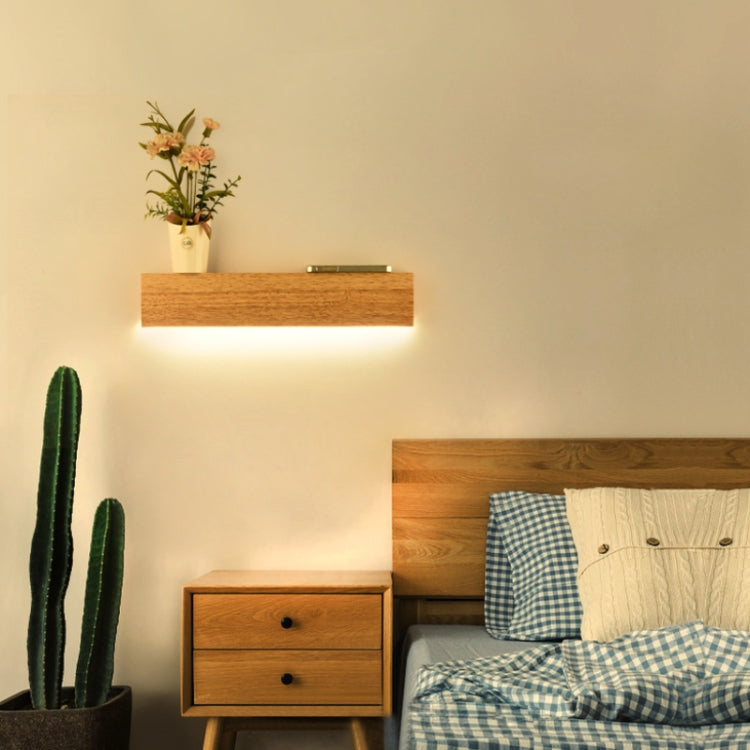 LED 8W Solid Wood Simplicity Wall Lamp Study Corridor Bedroom Lamp