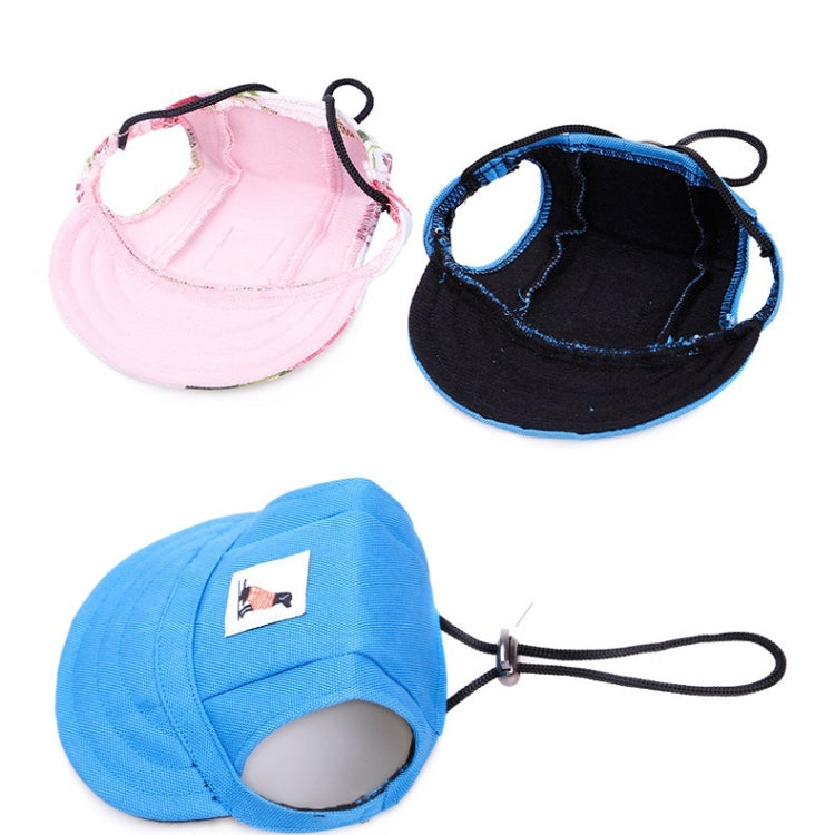 Pet Accessories Adjustment Buckle Baseball Cap, Size: M