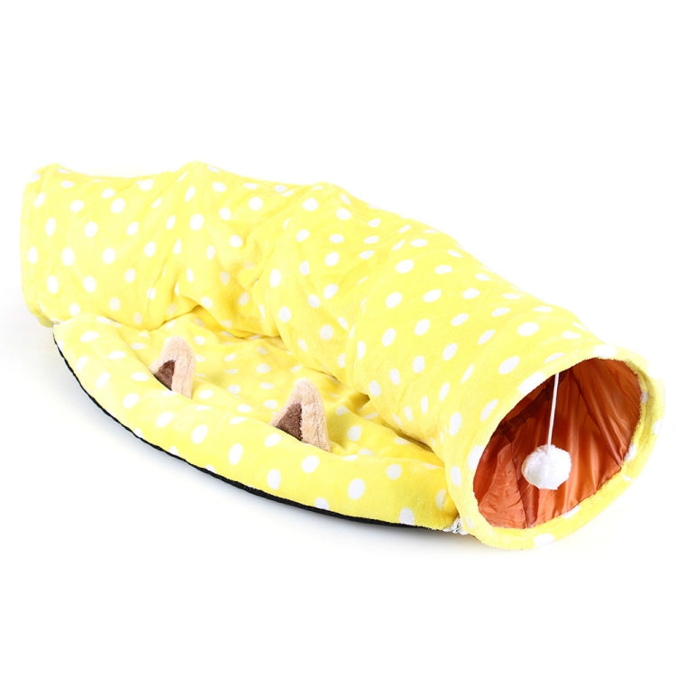 Folding Storage Cat Channel Puzzle Cat Toy Tunnel, Specification: Semicircle