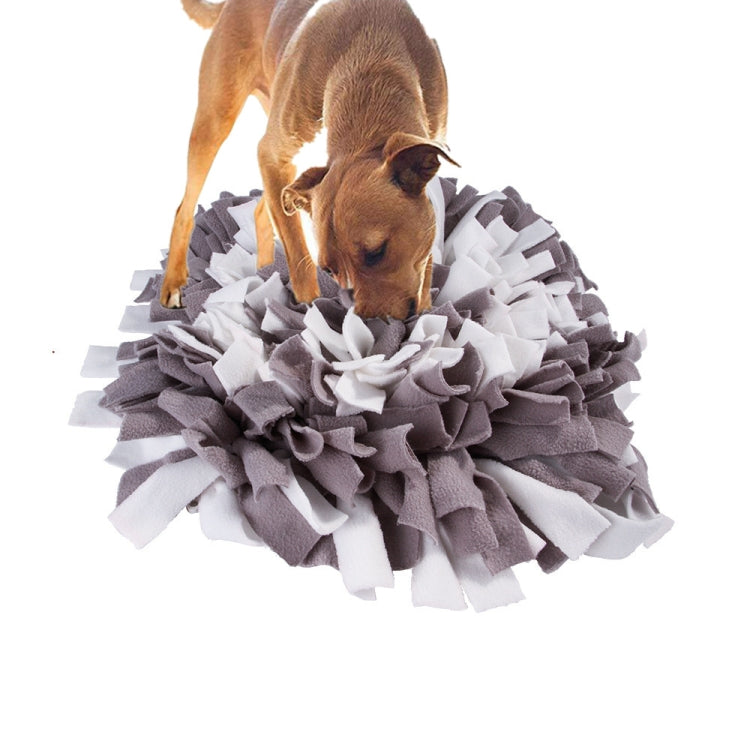 Biting Puzzle Dog Cat Foraging Toy Pet Sniffing Mat Slow Food Puzzle Training Blanket