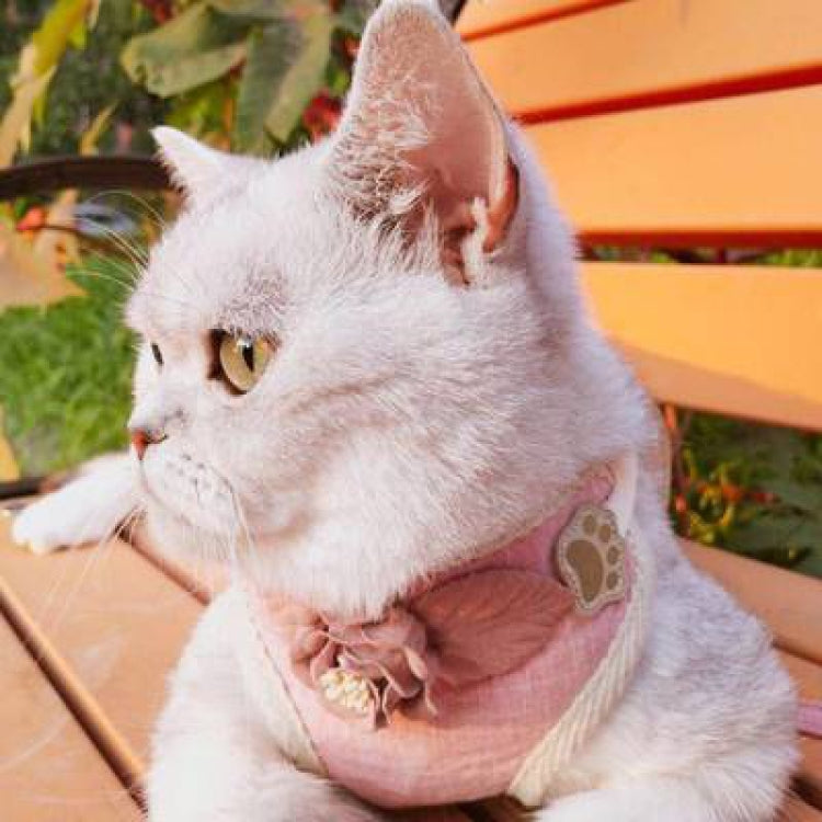 2 PCS Dog Leashes Chest Straps Small Medium Dogs Vest Dog Supplies, Size: L