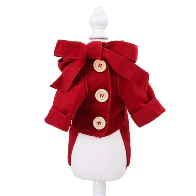 2 PCS Winter Comfortable Fashion Woolen Coat Pet Clothing, Size:XS