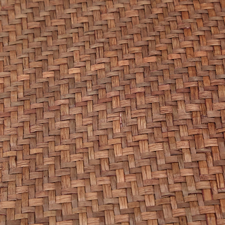 Handmade Rattan Basket Square Straw Weaving Ladies Storage Shoulder Bag, Size:L(Yellow)