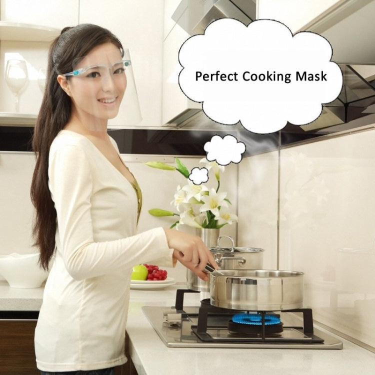 Anti-Saliva Splash Anti-Spitting Anti-Fog Anti-Oil Transparent Face Mask Face Shield