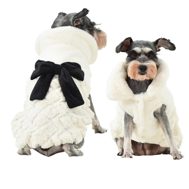 2 PCS Teddy Law Fight Princess Thicken Keep Warm Fashion Clothes for Pets, Size: XS