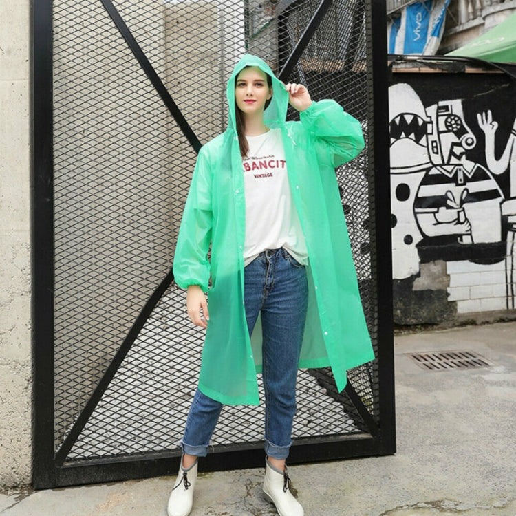 Disposable  PEVA Environment Transparent Raincoat Outdoor Hiking Siamese Raincoat
