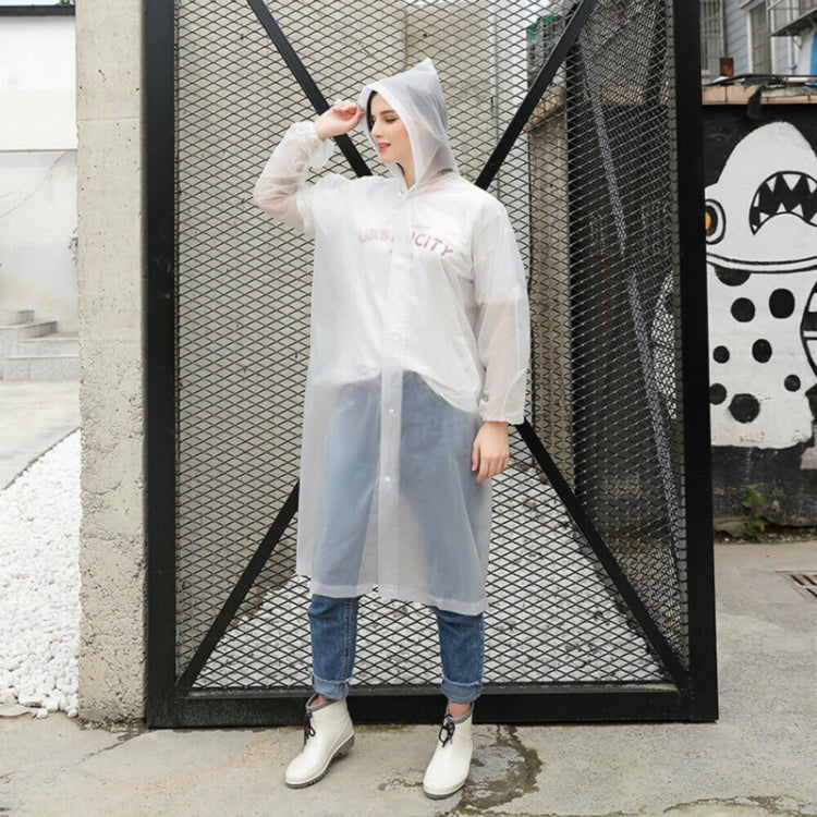 Disposable  PEVA Environment Transparent Raincoat Outdoor Hiking Siamese Raincoat
