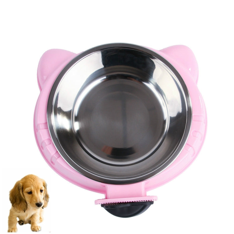 2 PCS Pet Food Bowl Hanging Dog Bowl Dog Supplies