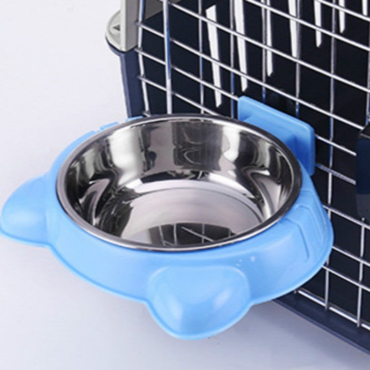 2 PCS Pet Food Bowl Hanging Dog Bowl Dog Supplies