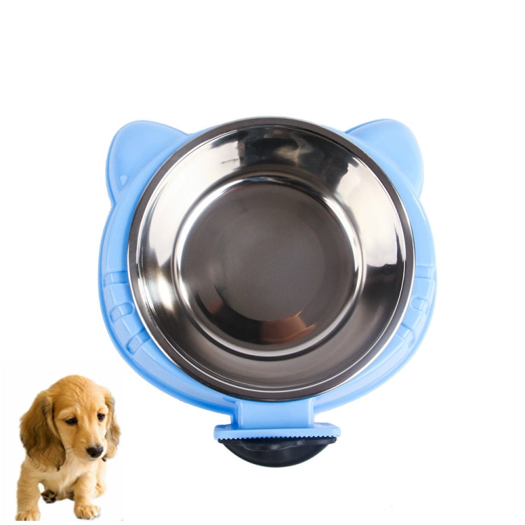 2 PCS Pet Food Bowl Hanging Dog Bowl Dog Supplies
