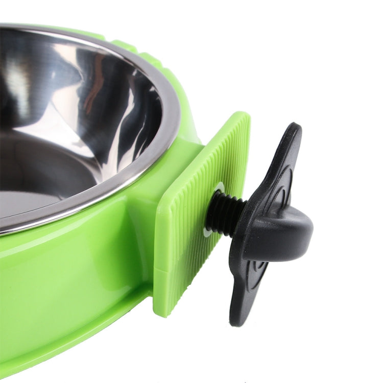 2 PCS Pet Food Bowl Hanging Dog Bowl Dog Supplies