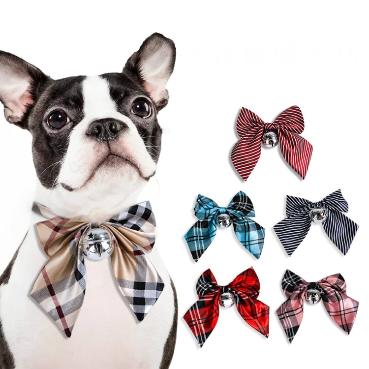 2 PCS Small Medium-sized Bow Tie Teddy Dog Bell Bow Tie, Size:  One Size
