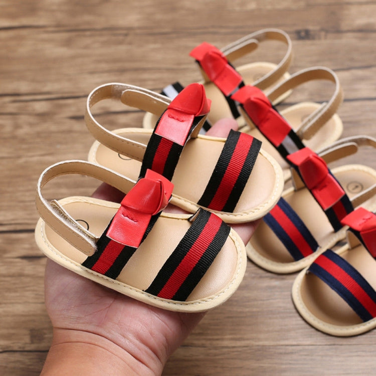 Newborn Baby Sandals Toddler Soft Crib Sole First Walker Shoes(Black+White)