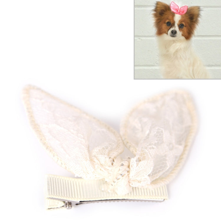 Pet Accessories Cute Pet Hair Clips Rabbit Ears Dog Hair Clips