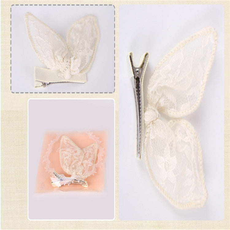 Pet Accessories Cute Pet Hair Clips Rabbit Ears Dog Hair Clips