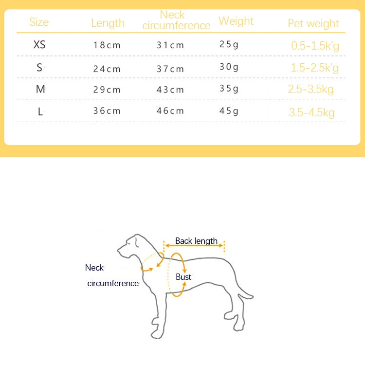 2 PCS Puppy Teddy Pet Autumn Winter Vest Christmas Pet Clothing, Size: L