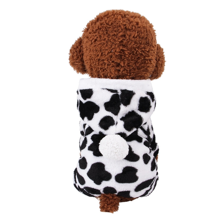 2 PCS Winter Keep Warm Plus Velvet Pet Teddy Dog Clothes, Size: S